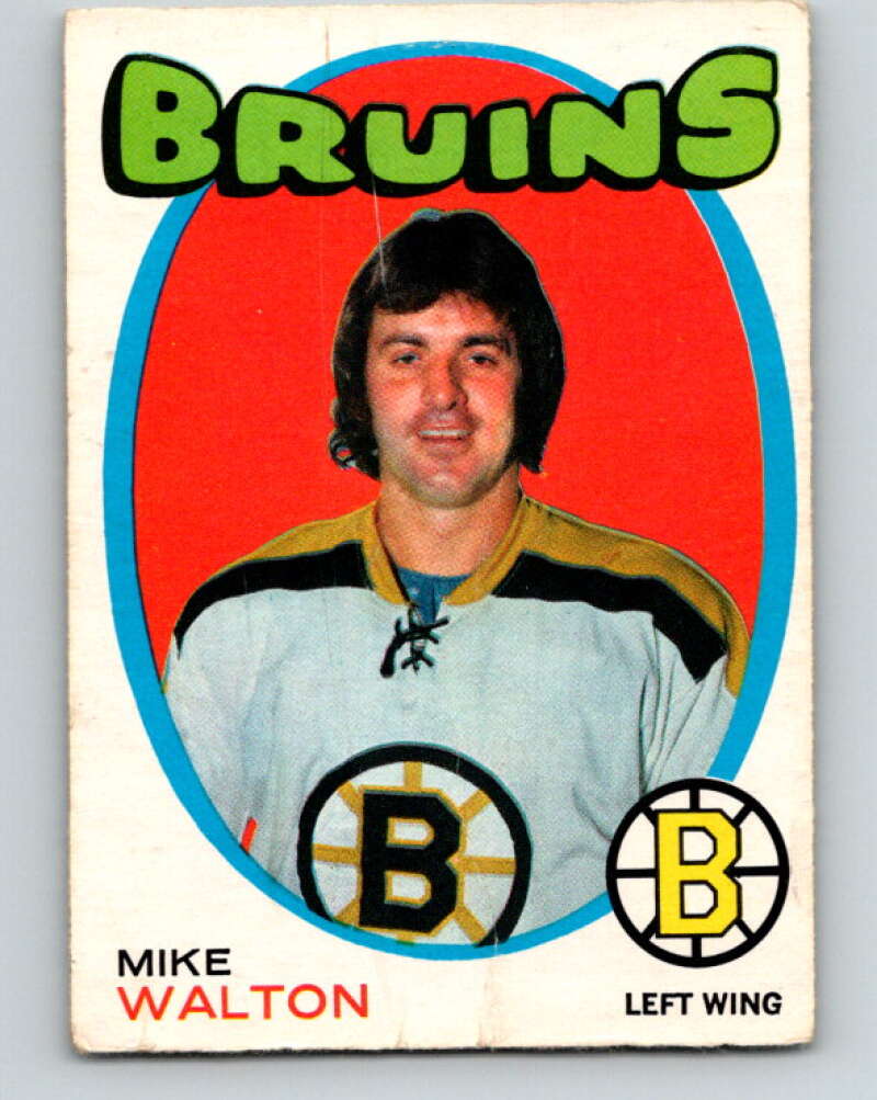1971-72 O-Pee-Chee #171 Mike Walton Boston Bruins V9479