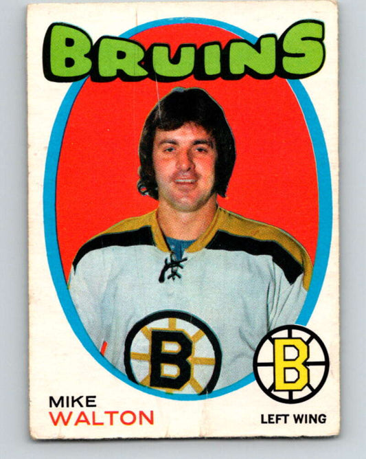 1971-72 O-Pee-Chee #171 Mike Walton  Boston Bruins  V9479