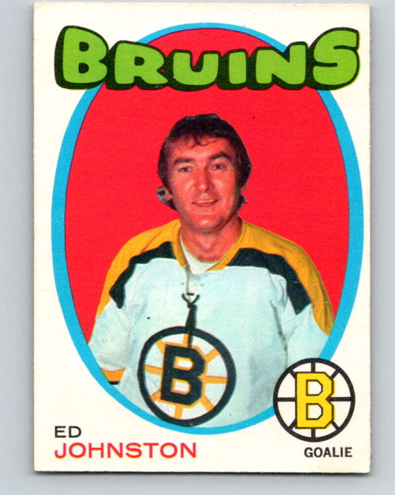 1971-72 O-Pee-Chee #172 Ed Johnston Boston Bruins V9482