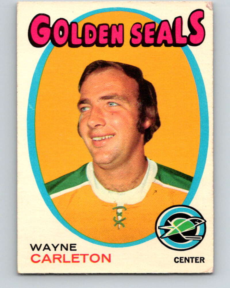 1971-72 O-Pee-Chee #178 Wayne Carleton California Golden Seals V9508