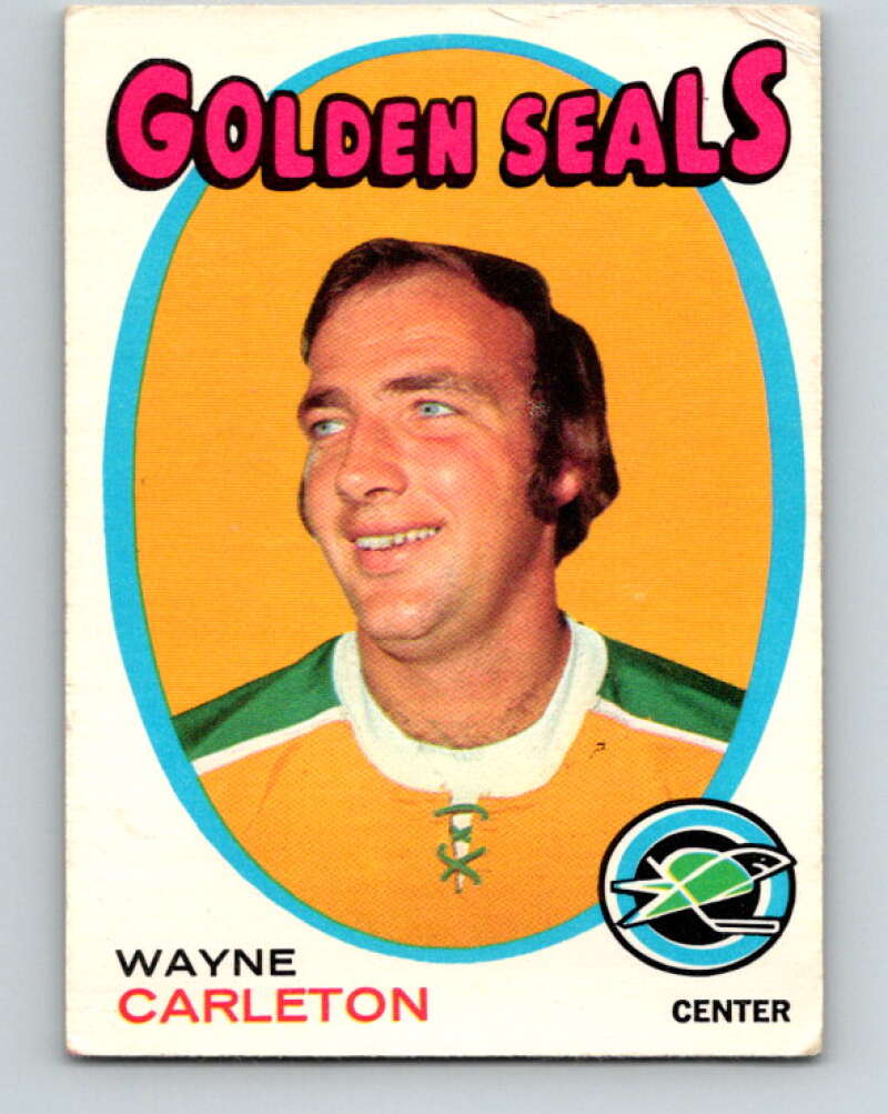 1971-72 O-Pee-Chee #178 Wayne Carleton California Golden Seals V9511