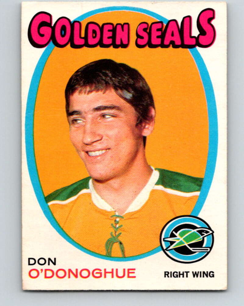1971-72 O-Pee-Chee #180 Don O'Donoghue RC Rookie California Golden Seals V9521