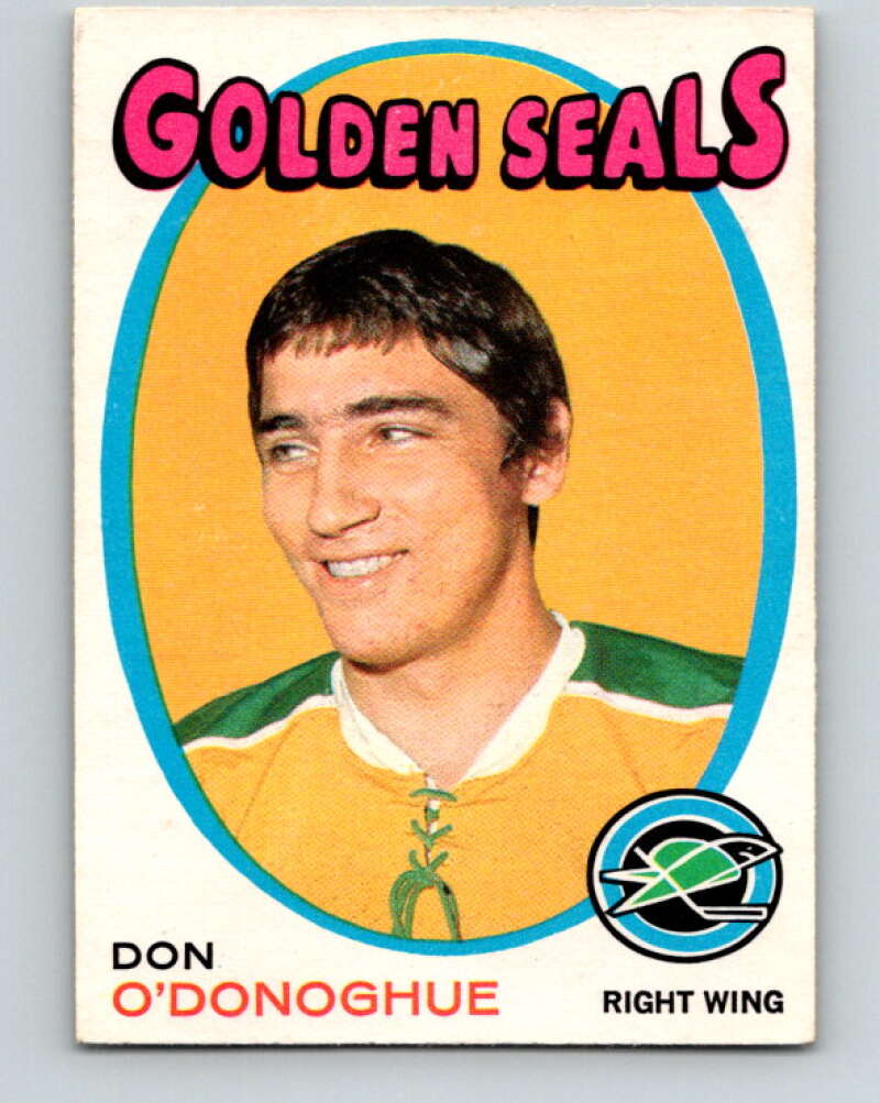 1971-72 O-Pee-Chee #180 Don O'Donoghue RC Rookie California Golden Seals V9522