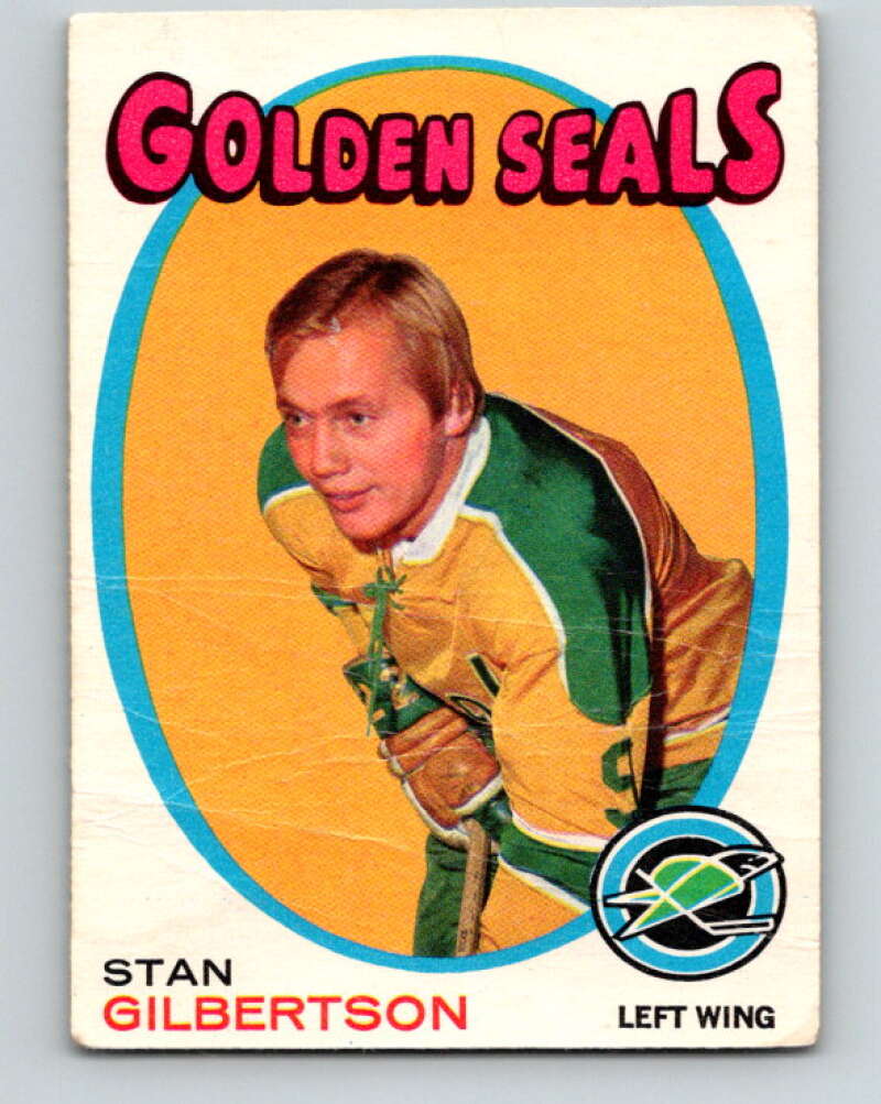 1971-72 O-Pee-Chee #183 Stan Gilbertson RC Rookie California Golden Seals V9531