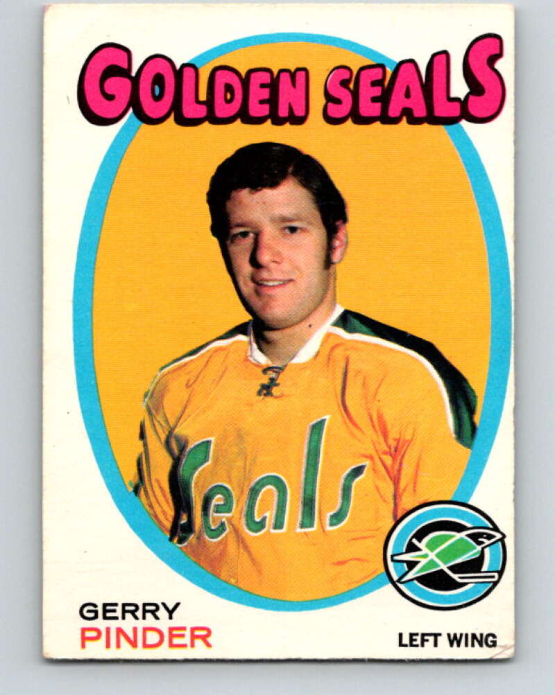 1971-72 O-Pee-Chee #185 Gerry Pinder California Golden Seals V9536
