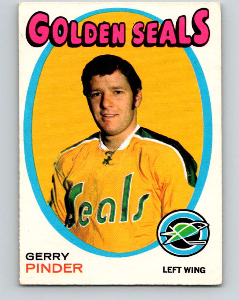 1971-72 O-Pee-Chee #185 Gerry Pinder California Golden Seals V9540