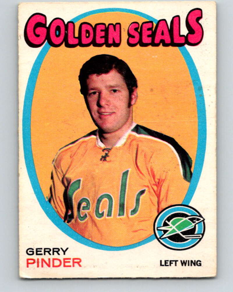 1971-72 O-Pee-Chee #185 Gerry Pinder California Golden Seals V9541