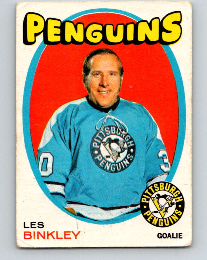 1971-72 O-Pee-Chee #192 Les Binkley Pittsburgh Penguins V9572