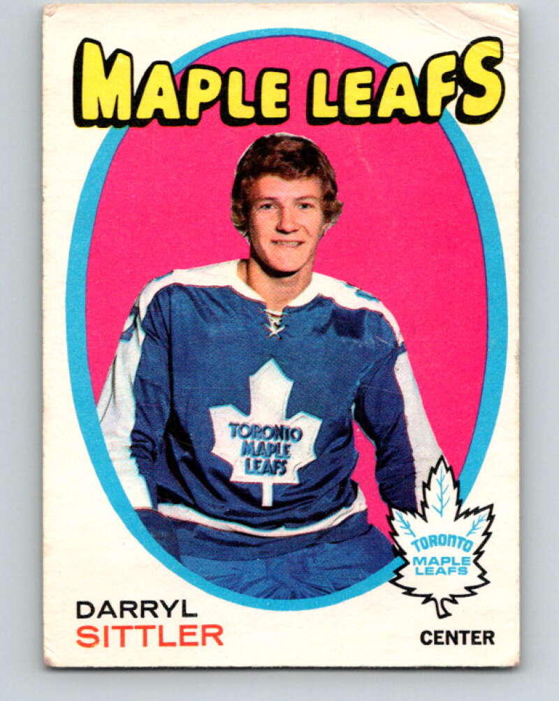1971-72 O-Pee-Chee #193 Darryl Sittler Toronto Maple Leafs V9575