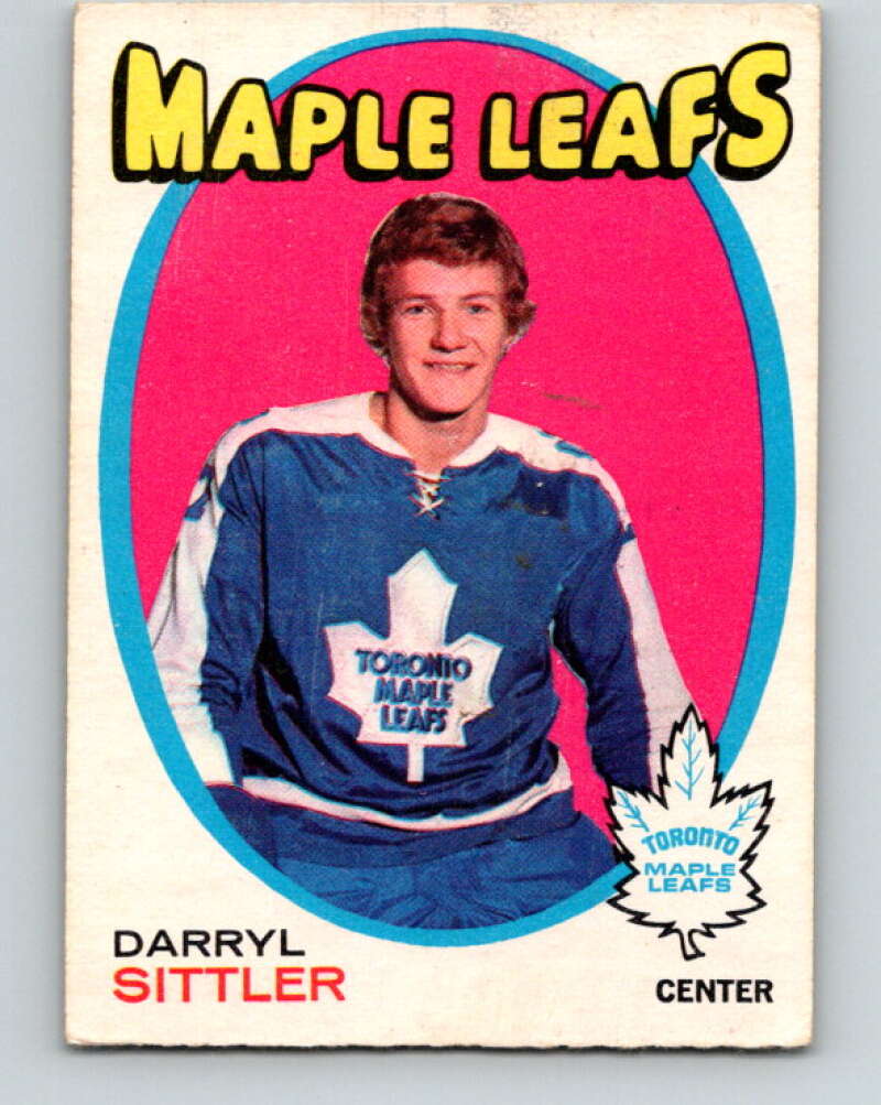 1971-72 O-Pee-Chee #193 Darryl Sittler Toronto Maple Leafs V9577