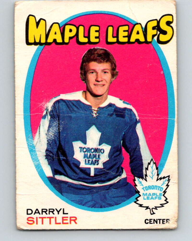 1971-72 O-Pee-Chee #193 Darryl Sittler Toronto Maple Leafs V9578