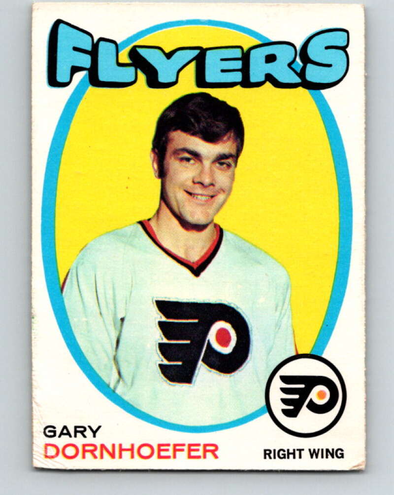 1971-72 O-Pee-Chee #202 Gary Dornhoefer Philadelphia Flyers V9620