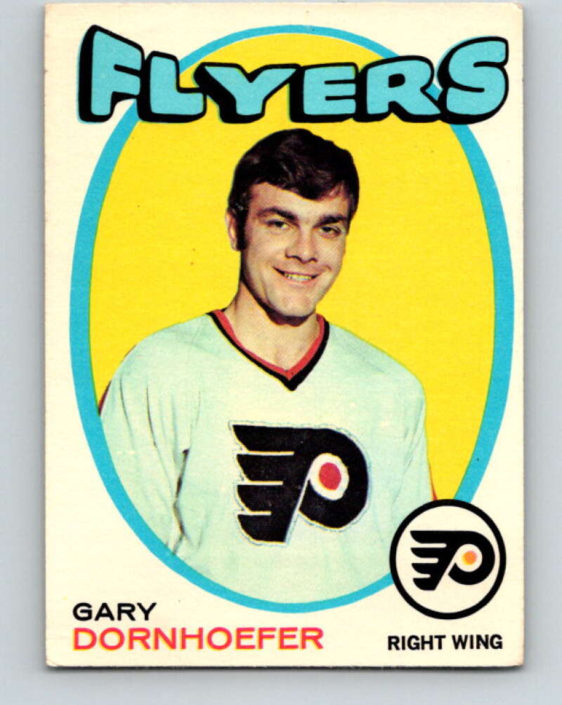 1971-72 O-Pee-Chee #202 Gary Dornhoefer Philadelphia Flyers V9622