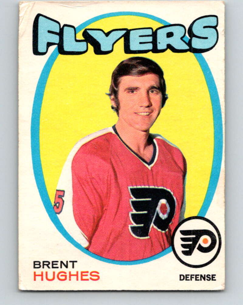 1971-72 O-Pee-Chee #205 Brent Hughes Philadelphia Flyers V9632