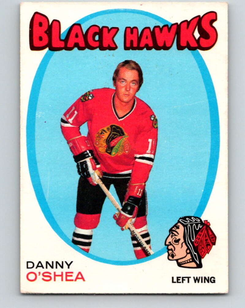 1971-72 O-Pee-Chee #211 Danny O'Shea Chicago Blackhawks V9652