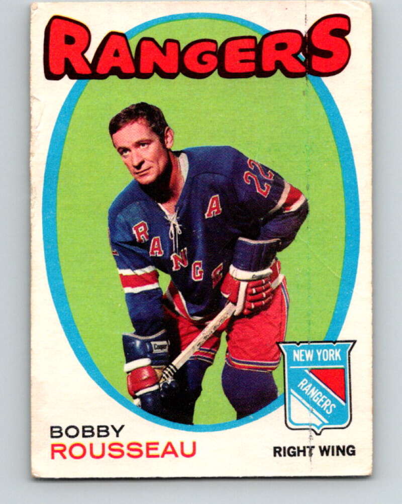 1971-72 O-Pee-Chee #218 Bobby Rousseau New York Rangers V9674
