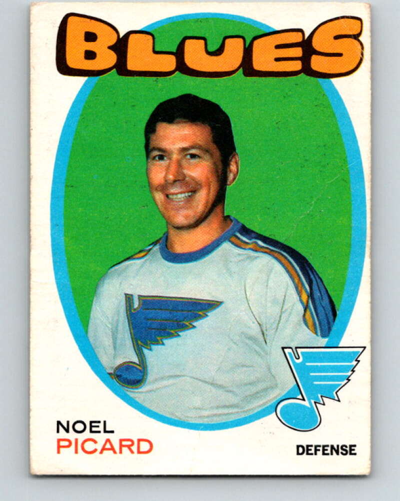 1971-72 O-Pee-Chee #224 Noel Picard St. Louis Blues V9698