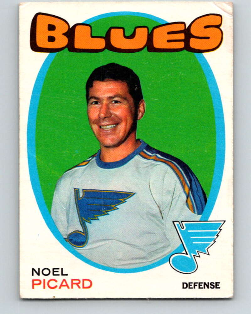 1971-72 O-Pee-Chee #224 Noel Picard St. Louis Blues V9699