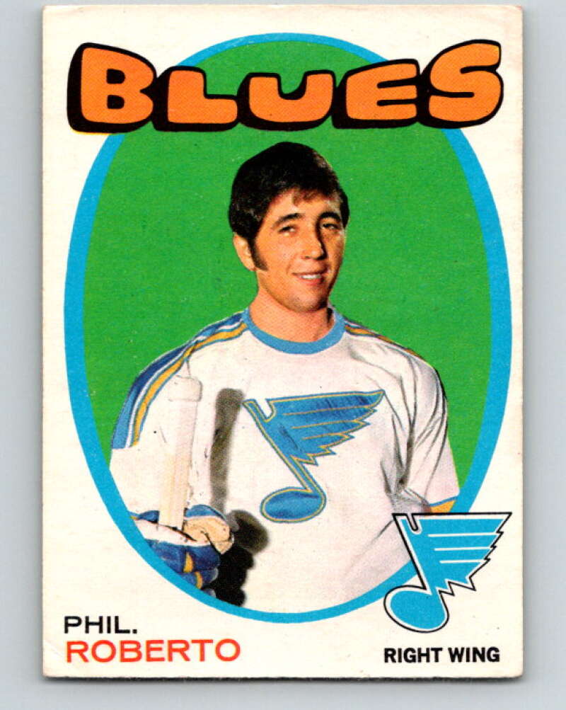 1971-72 O-Pee-Chee #228 Phil Roberto RC Rookie St. Louis Blues V9711
