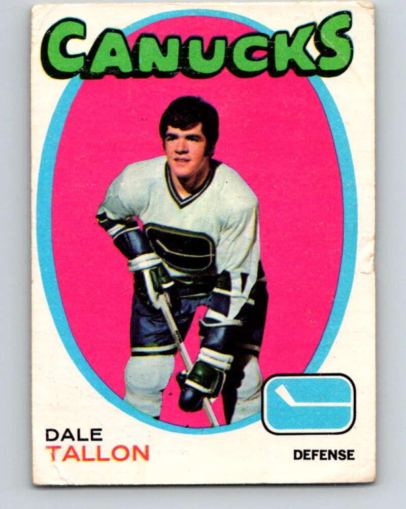 1971-72 O-Pee-Chee #234 Dale Tallon Vancouver Canucks V9740