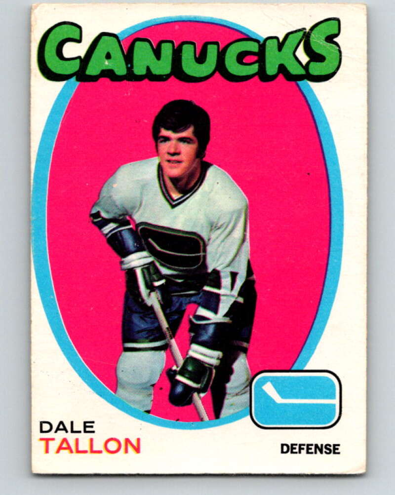 1971-72 O-Pee-Chee #234 Dale Tallon Vancouver Canucks V9741
