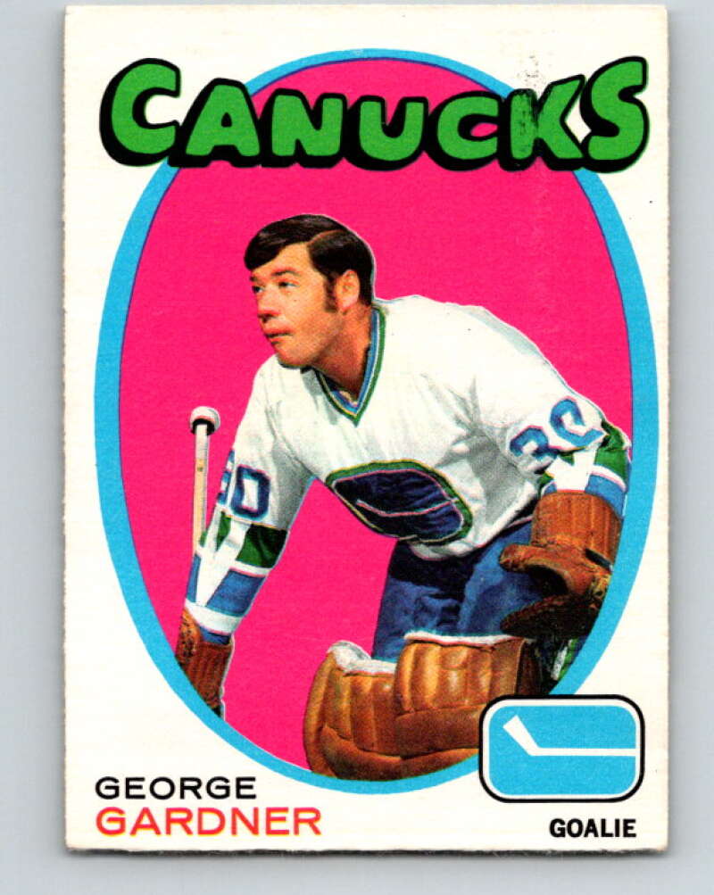 1971-72 O-Pee-Chee #235 George Gardner Vancouver Canucks V9742