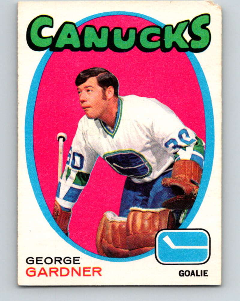 1971-72 O-Pee-Chee #235 George Gardner Vancouver Canucks V9744