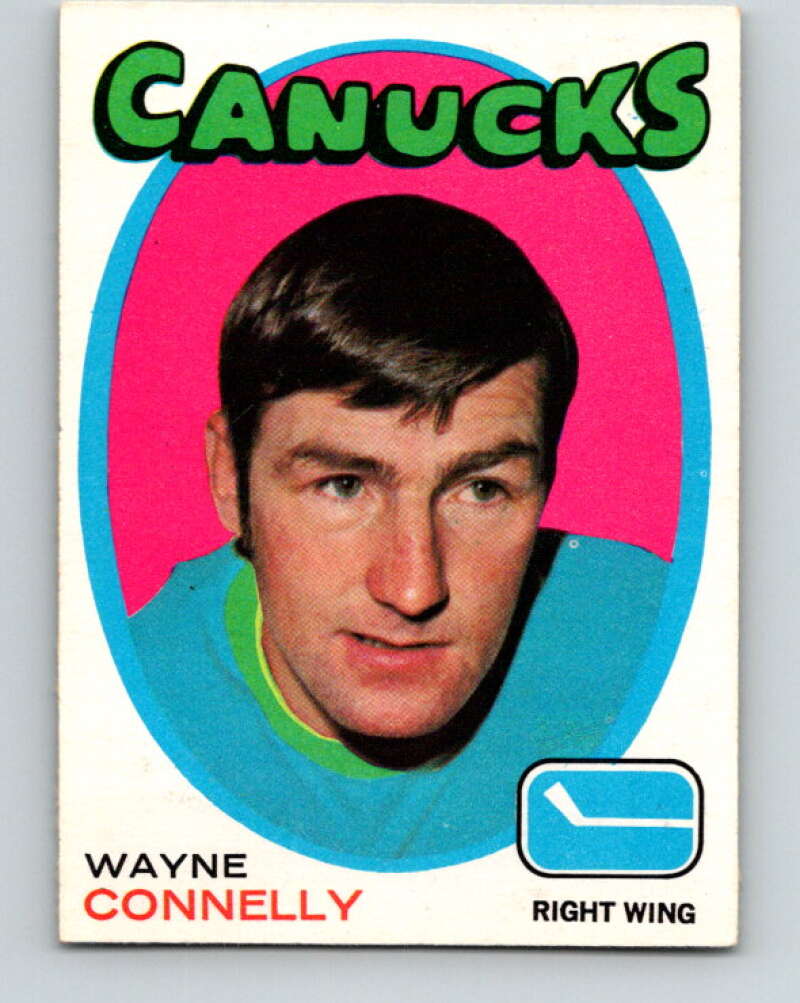 1971-72 O-Pee-Chee #237 Wayne Connelly Vancouver Canucks V9755