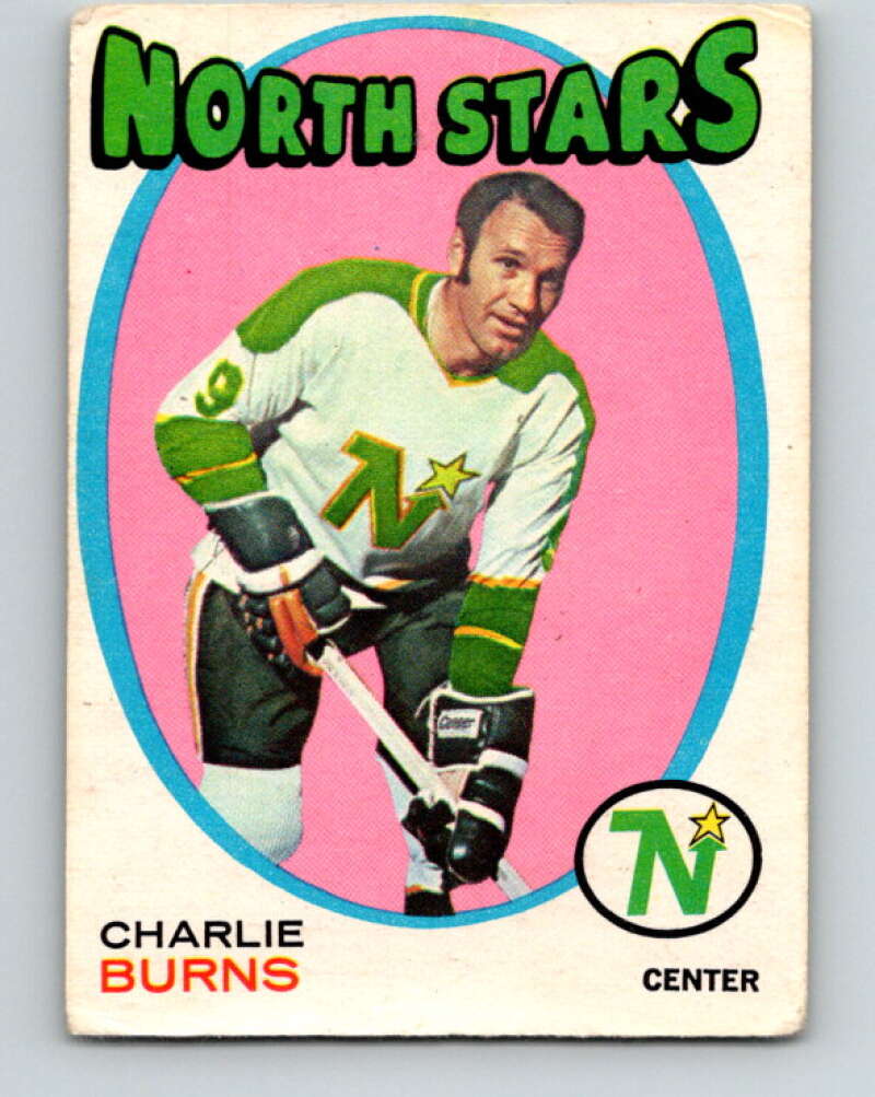 1971-72 O-Pee-Chee #238 Charlie Burns Minnesota North Stars V9756