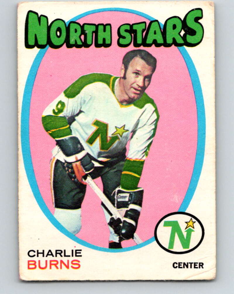 1971-72 O-Pee-Chee #238 Charlie Burns Minnesota North Stars V9760