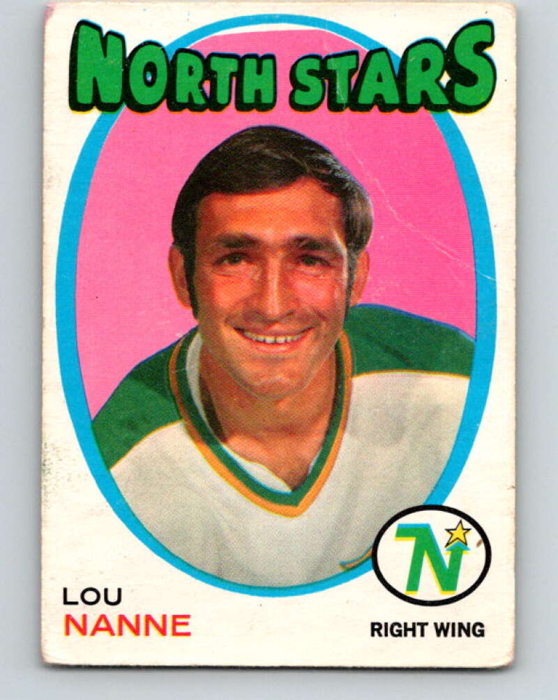 1971-72 O-Pee-Chee #240 Lou Nanne Minnesota North Stars V9765