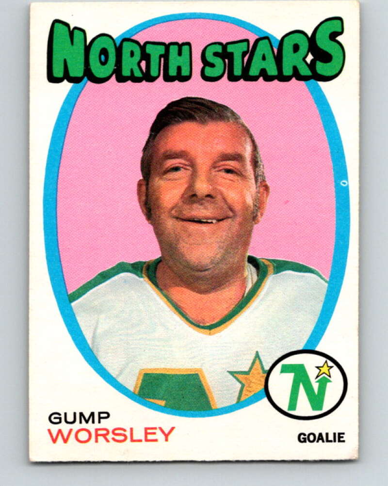 1971-72 O-Pee-Chee #241 Gump Worsley Minnesota North Stars V9769