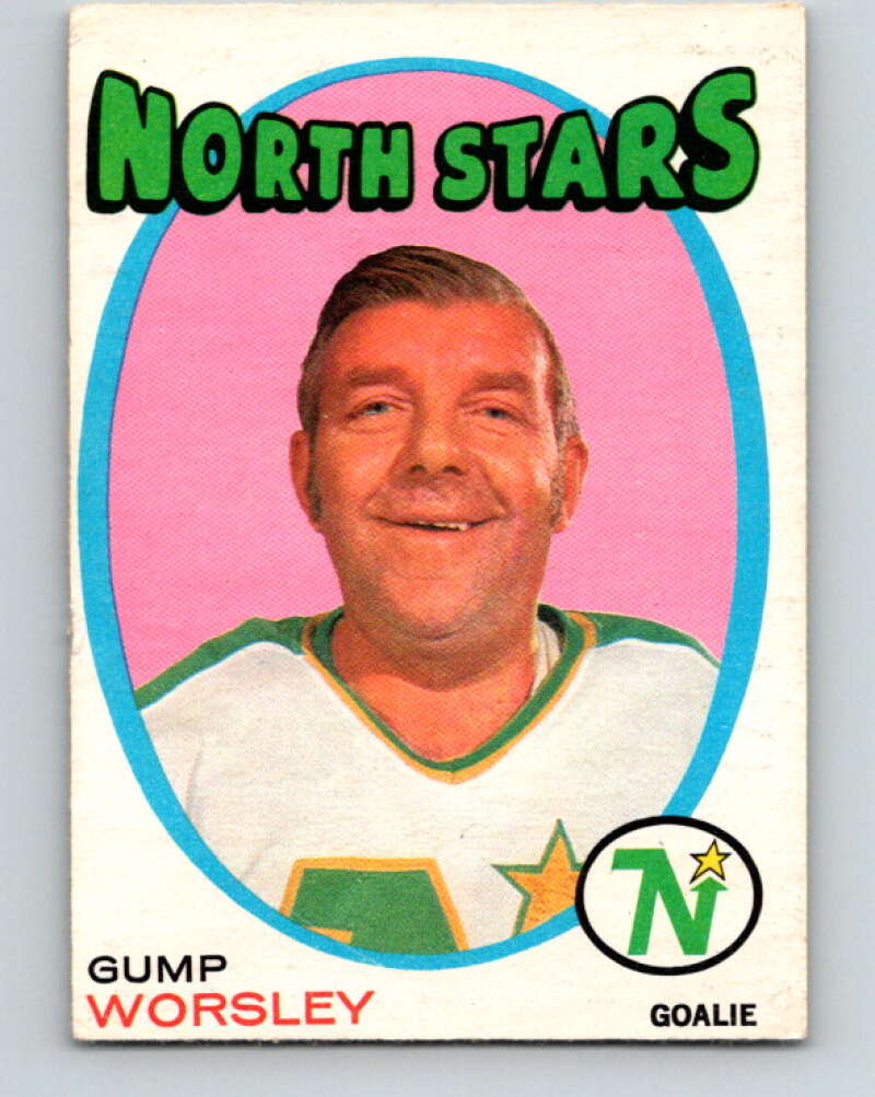 1971-72 O-Pee-Chee #241 Gump Worsley Minnesota North Stars V9770
