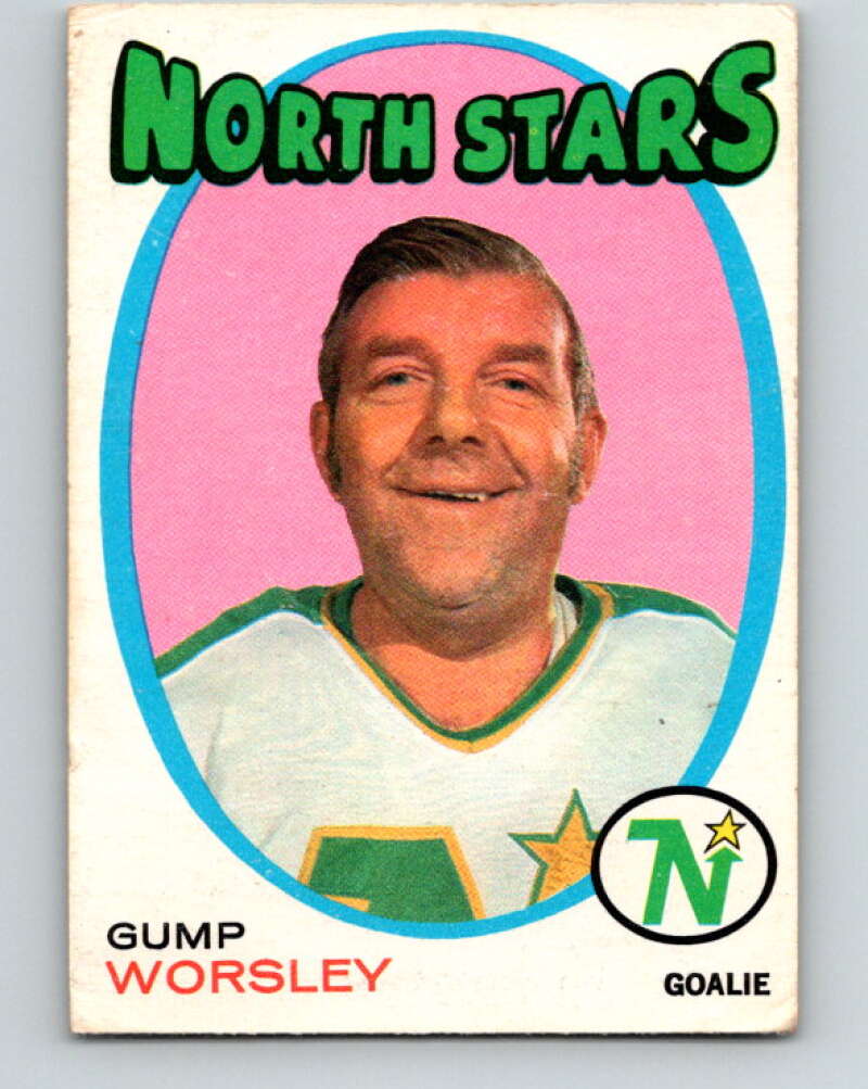 1971-72 O-Pee-Chee #241 Gump Worsley Minnesota North Stars V9771