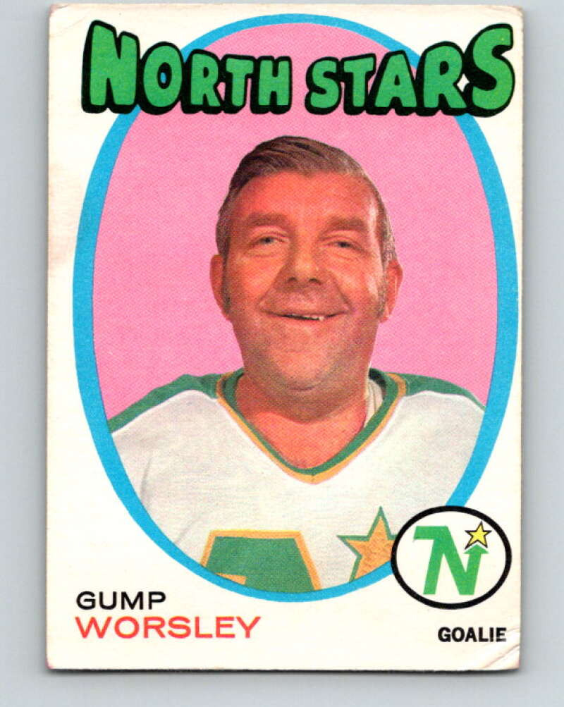 1971-72 O-Pee-Chee #241 Gump Worsley Minnesota North Stars V9772