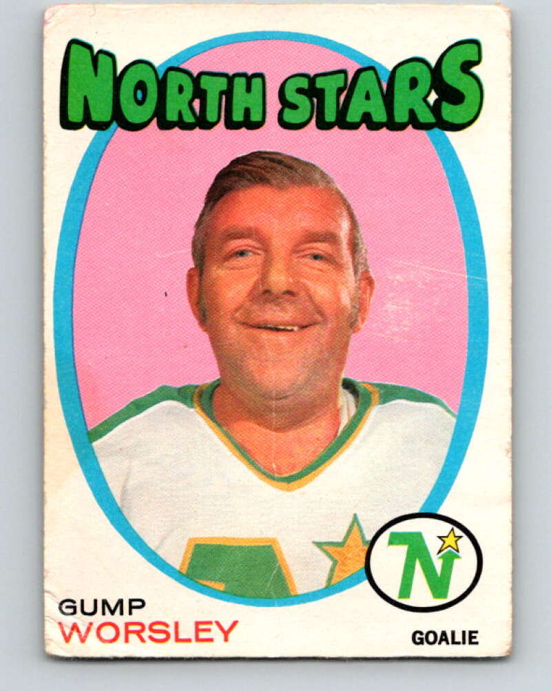 1971-72 O-Pee-Chee #241 Gump Worsley Minnesota North Stars V9773