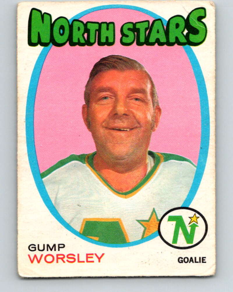 1971-72 O-Pee-Chee #241 Gump Worsley Minnesota North Stars V9773