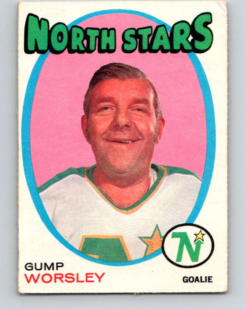 1971-72 O-Pee-Chee #241 Gump Worsley Minnesota North Stars V9774