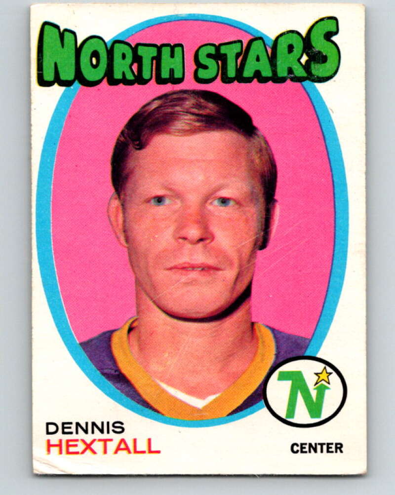 1971-72 O-Pee-Chee #244 Dennis Hextall Minnesota North Stars V9787