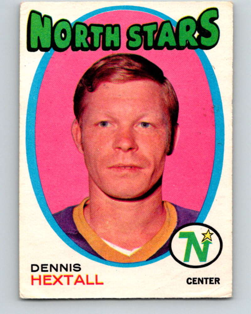 1971-72 O-Pee-Chee #244 Dennis Hextall Minnesota North Stars V9788