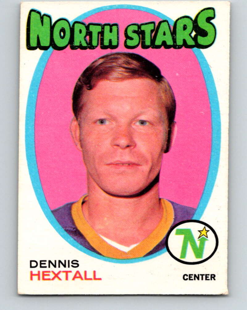 1971-72 O-Pee-Chee #244 Dennis Hextall Minnesota North Stars V9789