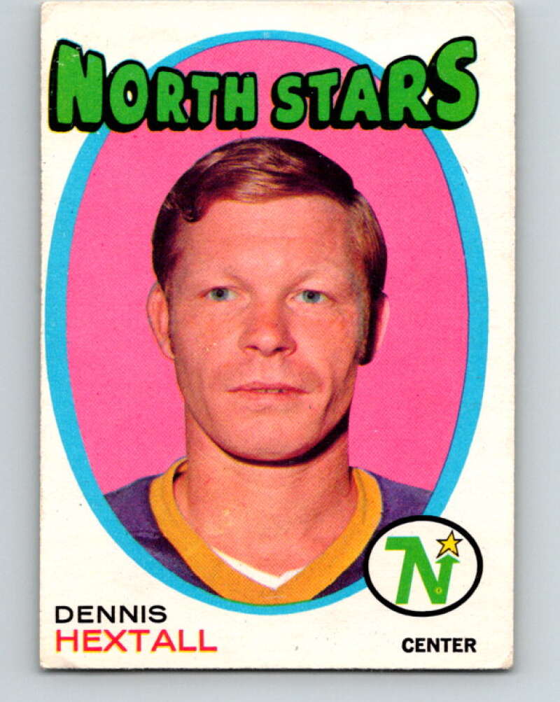 1971-72 O-Pee-Chee #244 Dennis Hextall Minnesota North Stars V9790