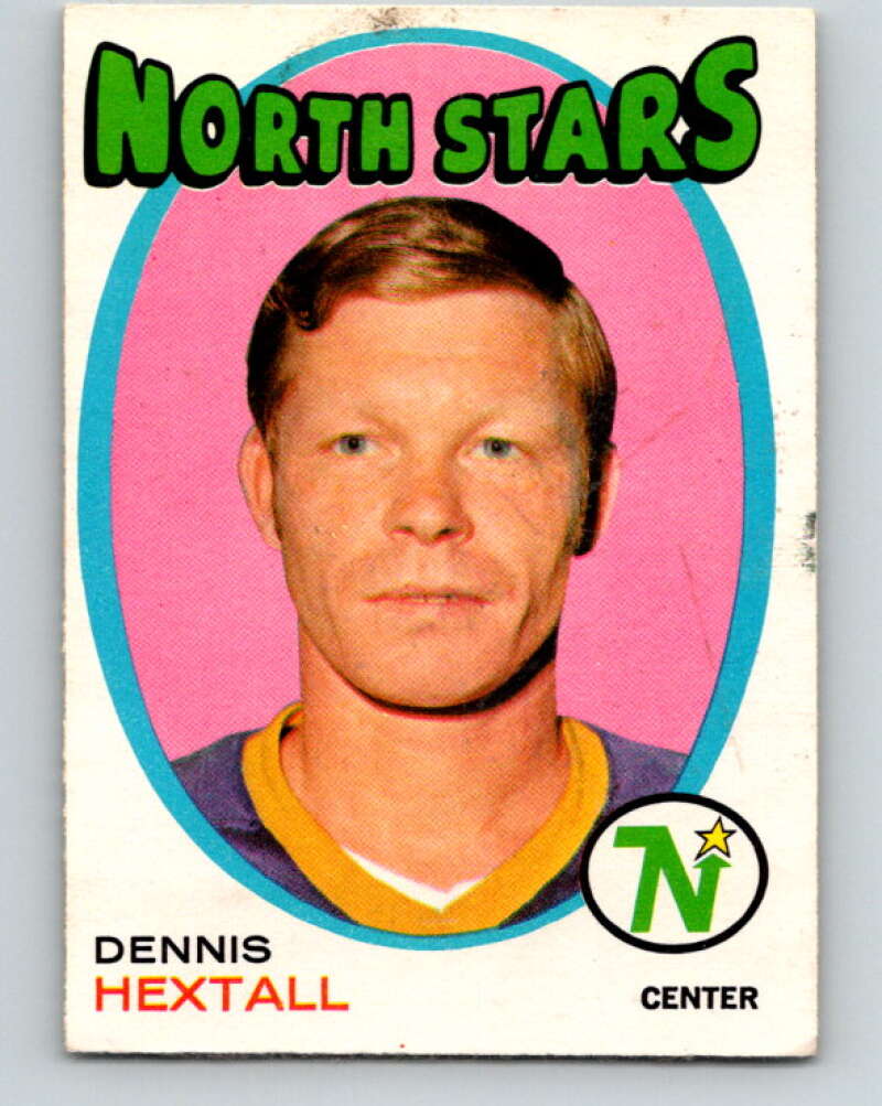 1971-72 O-Pee-Chee #244 Dennis Hextall Minnesota North Stars V9791