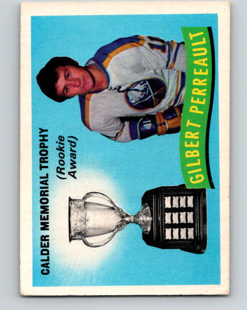 1971-72 O-Pee-Chee #246 Gilbert Perreault TR Buffalo Sabres V9793