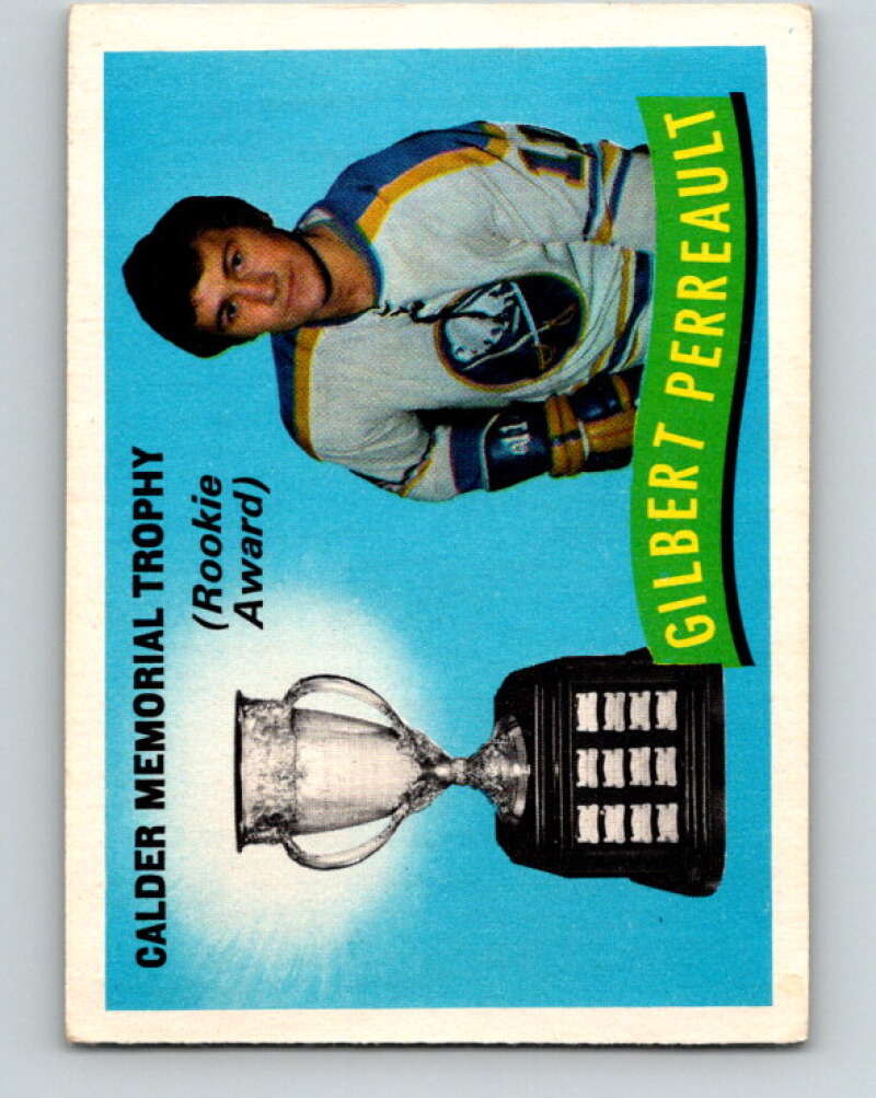 1971-72 O-Pee-Chee #246 Gilbert Perreault TR Buffalo Sabres V9796