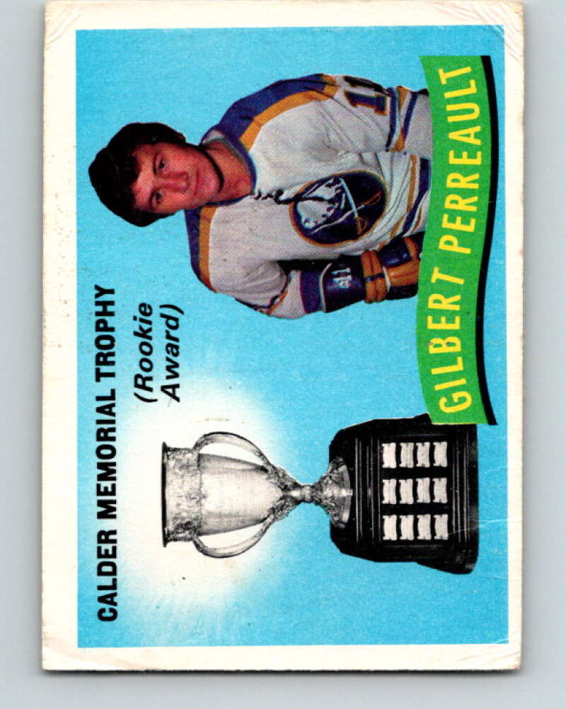 1971-72 O-Pee-Chee #246 Gilbert Perreault TR Buffalo Sabres V9797