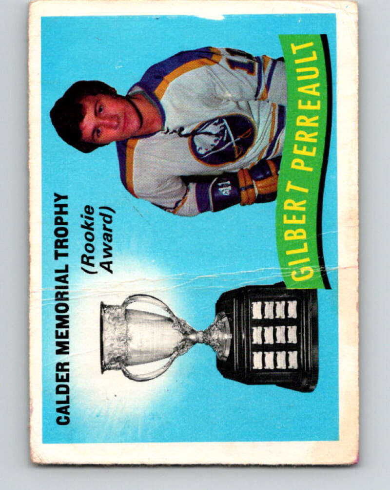 1971-72 O-Pee-Chee #246 Gilbert Perreault TR Buffalo Sabres V9799