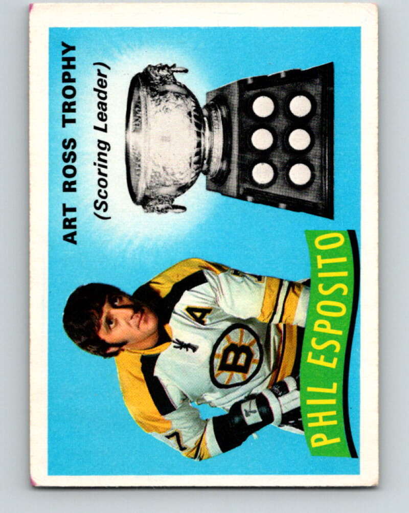 1971-72 O-Pee-Chee #247 Phil Esposito TR Boston Bruins V9802