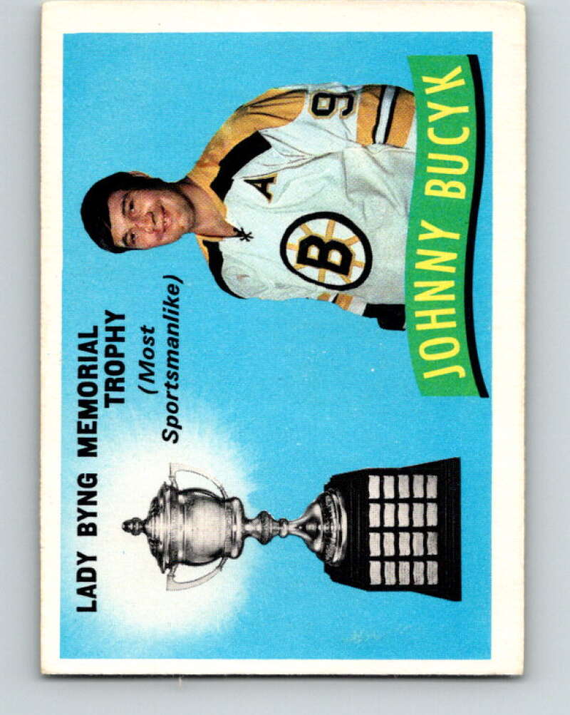1971-72 O-Pee-Chee #249 Johnny Bucyk TR Boston Bruins V9808