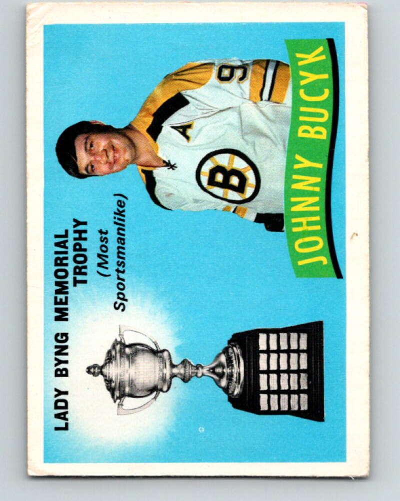 1971-72 O-Pee-Chee #249 Johnny Bucyk TR Boston Bruins V9810